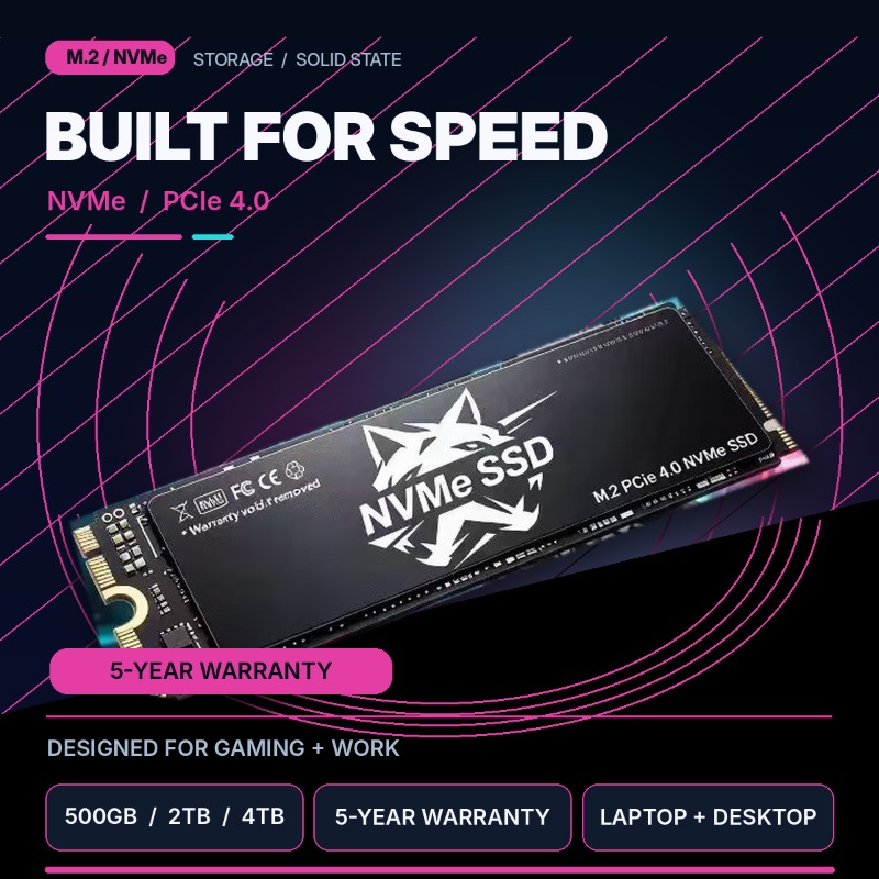 M.2 Nvme 4Tb Pcie 4.0 Ssd - M.2 SSD Hard Disk 2TB 4TB