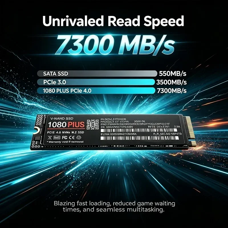 High Speed 100% Original 1080  - M.2 Nvme 4Tb Pcie 4.0 Ssd review and price